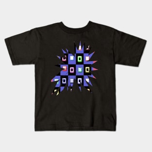 New Minimalist geomatric star shape colorful design Kids T-Shirt